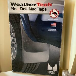 Weather Tech Black Mud Flaps for 2009-2018 Dodge Ram, 1500 2019. #120024.